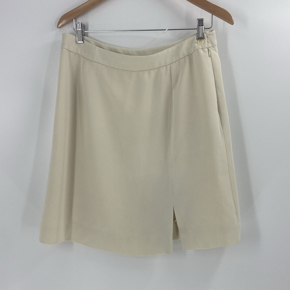 Jones New York cream pencil skirt career office basic neutral Size 14 - Picture 9 of 12